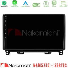 Nakamichi NAM5710 Series 8Core Android13 4+64GB Honda Jazz 2021-2025 Navigation Multimedia Tablet 9"