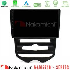Nakamichi NAM5710 Series 8Core Android13 4+64GB Hyundai ix20 2010-2020 (MANUAL A/C) Navigation Multimedia Tablet 10"