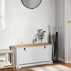 Ντουλάπα Παπουτσιών με ράφι Corona Λευκό 99 x 32 x 49 εκ. 42024952