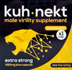 Kuh-Nekt Male X1 Penis Erection Performance Capsule - Male Virility Supplement