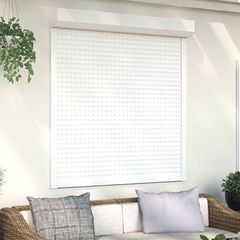 Ρολό εισόδου Λευκός 130 x 140 cm Αλουμίνιο και Πολυουρεθάνη 42047060