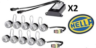 ΦΩΤΑ ΗΜΕΡΑΣ HELLA Daytime Running Light DRL Set Vehicle Front LED   12V (2PT 010 458-811)  TYP: FLEX