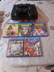 ps 4 [1tb]+2 joystick+5 games