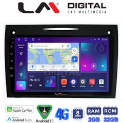 LM Digital - LM ZR8096 GPS Οθόνη OEM Multimedia Αυτοκινήτου για Mercedes SLK (W171) (CarPlay/AndroidAuto/BT/GPS/WIFI/GPRS)