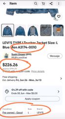 Levi’s Type 1 Jacket L – Καινούργιο-thumb-14