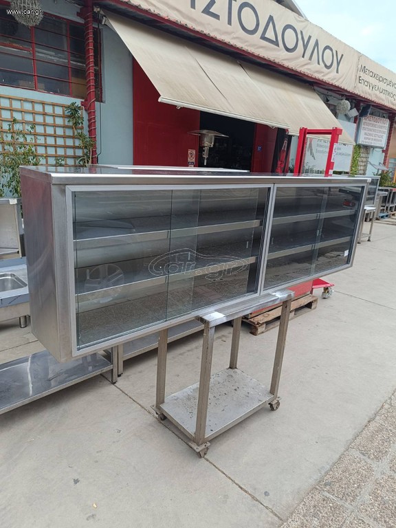 Ποτηριέρα με συρόμενα κρύσταλλα 240cm (Α4197)