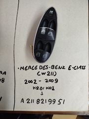 Διακόπτης Παραθύρων / Mercedes-Benz E-Class 02'-09' (Εμπρος - Αριστερα)