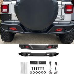 Πισω Προφυλακτηρας Jeep Wrangler JK 07-17 LED Fog Lights Off-Road Vermont Design