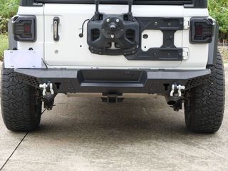 Πίσω Προφυλακτήρας With D-Rings & License Plate Bracket (JEEP WRANGLER JL 2018–2026)Off-Road Alaska Design-thumb-8