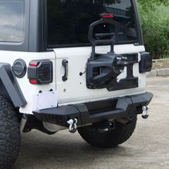Πίσω Προφυλακτήρας With D-Rings & License Plate Bracket (JEEP WRANGLER JL 2018–2026)Off-Road Alaska Design-thumb-11