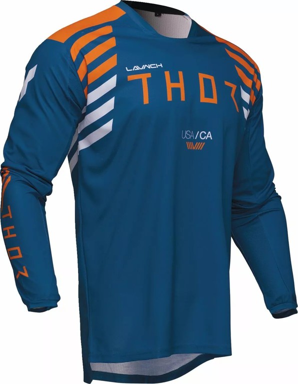 Μπλούζα MX THOR  LAUNCHMODE Zone Jersey Blue/Orange