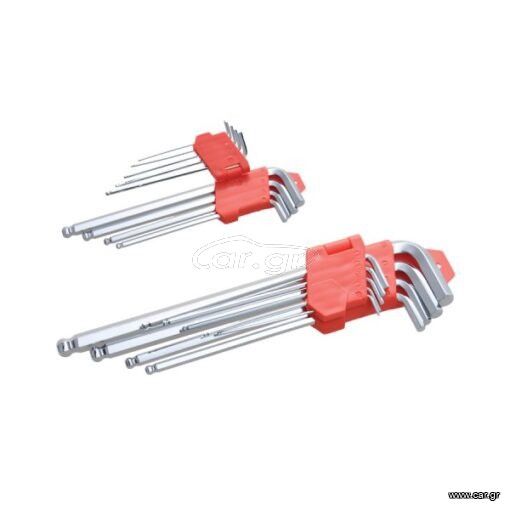 Set of wrenches hex short