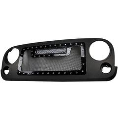Jeep Wrangler JK 2007-2018 Front Grille With LED Light Bar