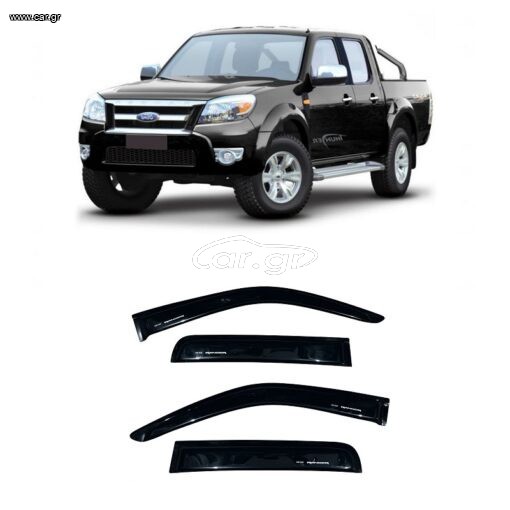 Ford Ranger Wind Deflectors 2006-2012