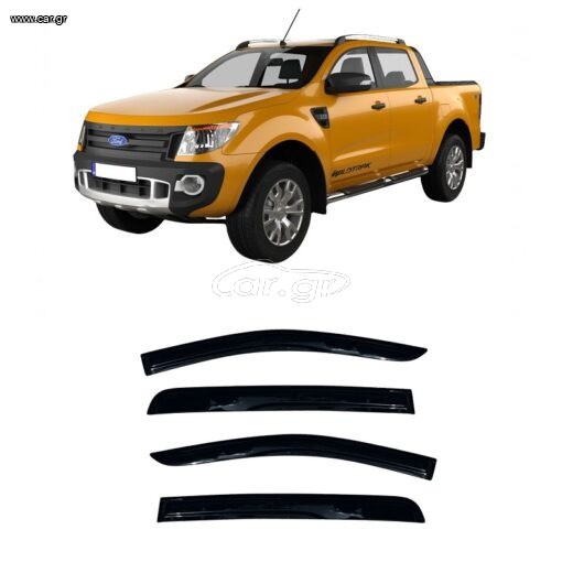 Ford Ranger T6 Wind Deflectors [2012-2016]