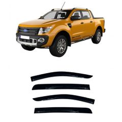 Ford Ranger T6 Wind Deflectors [2012-2016]