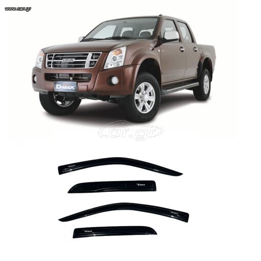 Isuzu D-Max Wind Deflectors 2002-2011
