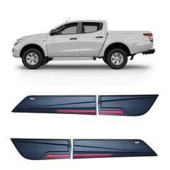 Mitsubishi L200 Triton 2015-19 Side Body Cladding