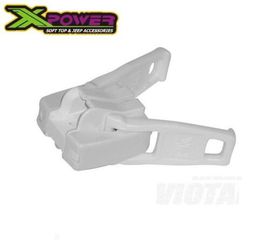 ZIPPER GUIDE Νο9 PLASTIC WHITE DOUBLE