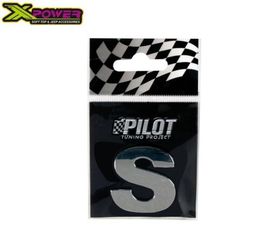 3D CHROME “S” 28mm LETTER