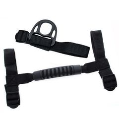 Jeep Wrangler JK 2007-2018 Black Rollbar Handles Triple Straps