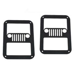 Jeep Wrangler JK 2007-2018 Taillight Covers [Jeep-Face]