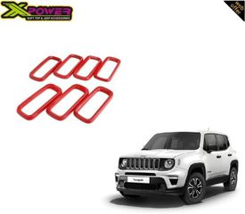 Jeep Renegade 2015+ Red Grill Cover