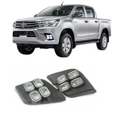 Toyota Hilux Revo 2015-20 LED DRL Fog Lights [Projector]