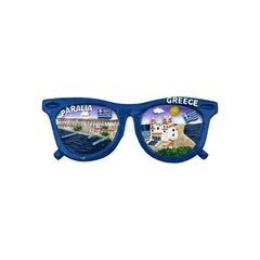 Τουριστικό μαγνητάκι Souvenir - Σετ 12pcs - Paralia - 678600