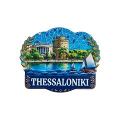 Τουριστικό μαγνητάκι Souvenir - Σετ 12pcs - Thessaloniki - 678574