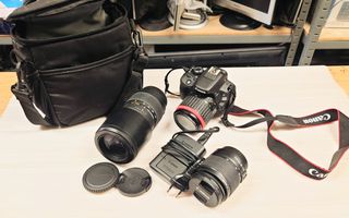 Σετ Canon EOS 100D & Canon EF-S 18-55mm f/3.5-5.6 & Sigma 70-300mm f/4-5.6 DG Macro - Sigma SA Fit Α90016 ΤΙΜΗ 250 ΕΥΡΩ