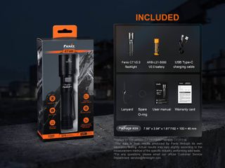 Φακός Fenix C7 V2.0 Επαναφορτιζόμενος Με USB-thumb-13