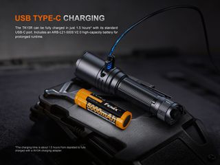 Φακός Fenix TK15R Επαναφορτιζόμενος με USB-thumb-2