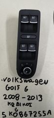 Διακόπτης Παραθύρων / Volkswagen Golf 6 08'-13' (Εμπρος - Αριστερα)