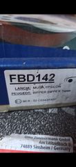 Δισκοπλακες μπροστά FI.BA -FBD142 FIAT PEUGEOT CITROEN LANCIA