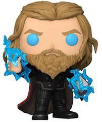 Funko Pop! Marvel: Avengers - Thor with Thunder 1117 Bobble-Head & Glows in the Dark Chase
