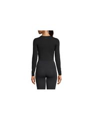 CASALL Crop Long Sleeve Tshirt black-thumb-2
