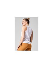 CASALL Soft Texture Tank White Training Tshirt-thumb-2