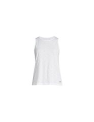 CASALL Soft Texture Tank White Training Tshirt