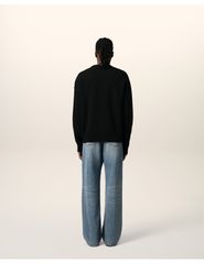Ami Sweater 'BlackRed' BFUKS006018009 MBS-thumb-4