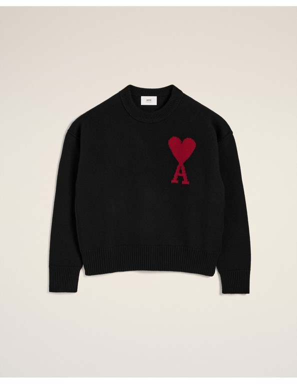 Ami Sweater 'BlackRed' BFUKS006018009 MBS