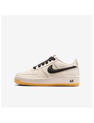 Nike Air Force 1 Low LV8 Soft Pearl Gum Black GS HQ1911002 MBS