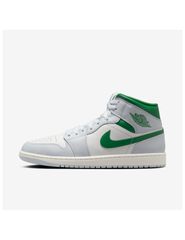 Jordan 1 Mid White Pure Platinum Pine Green DQ8426142 MBS