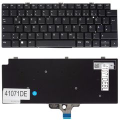 Deutsche Tastatur für Laptop - German Laptop Keyboard για Dell Latitude 5320 5330 7320 7330 5320 2-in-1 CXVPX 0CXVPX 18YPJ 018YPJ PK132UW2A00 NSK-QWABC/W 01 06XRDY DE No Frame Black ( Κωδ.41071DE )