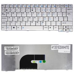 Teclado Español para Portátil - Spanish Laptop Keyboard για Asus EEE PC MK90 MK90H MK90H-1A EPCMK90 MK90H-1B 04GOA1G2KFR10-1 V091962AK1 0KNA-1G2SP01 0KNA-1G2IT01 V091962AS1 ES White ( Κωδ.41351ESWHITE
