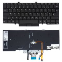 Deutsche Tastatur für Laptop - German Laptop Keyboard για Dell Latitude 14 5411 5410 5401 5400 7400 Dual Point H2DXX 0H2DXX 3T97G 03T97G 7D2R0 07D2R0 RN86F 0RN86F H3FN9 0H3FN9 DE No Frame Backlight Po