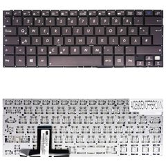 Deutsche Tastatur für Laptop - German Laptop Keyboard για Asus Transformer Book TX300 TX300CA 0KN0-NY1UK13 0KNB0-3627UK00 9Z.N8JBU.00U MSK-UQ00U DE No Frame Brown ( Κωδ.40269DENOFRBROWN )