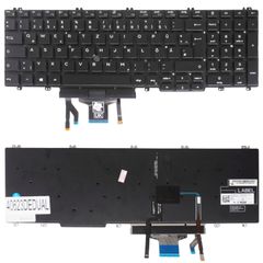 Deutsche Tastatur für Laptop - German Laptop Keyboard για Dell Latitude 5500 5501 5510 5511 Precision 3540 3541 3550 3551 Dual Point W301T M25NK 0M25NK MMH7V TCWPM 0TCWPM THDMY 0THDMY DE No Frame Back