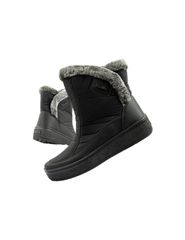 Easy Way winter boots snow boots women's ankle boots insulated fashionable zipper