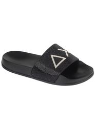 SUN68 Slippers Strass Logo X3621111